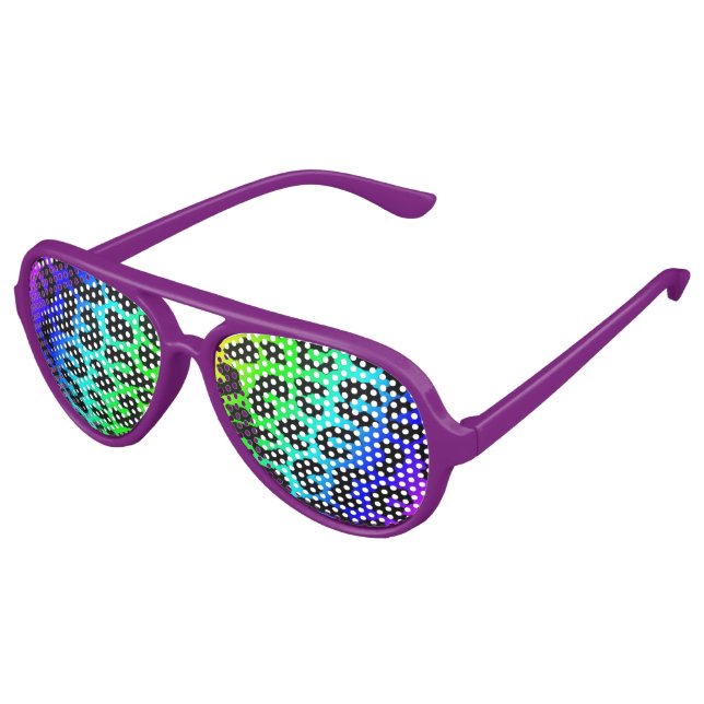 Lunettes de soleil Rainbow Cheetah (Angle)