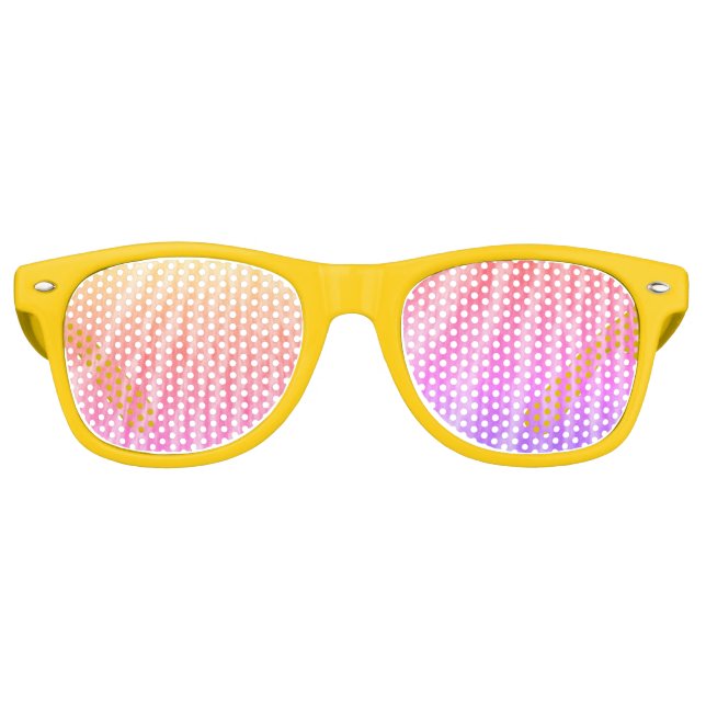 Lunettes de soleil Rainbow Zebra (Devant)