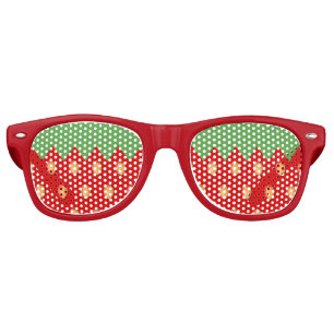 Lunettes de soleil Retro Arrière - plan de fraise