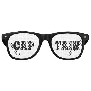 Lunettes de soleil rétro CAPTAIN / Fête amusante