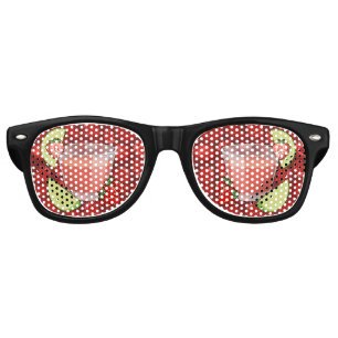 Lunettes de soleil Retro de fraise Daiquiri