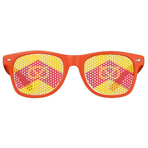 Lunettes de soleil rétro drapeau du Staffordshire