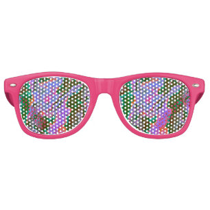 Lunettes de soleil rétro en marbre aigre