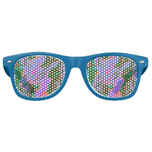Lunettes de soleil rétro en marbre aigre