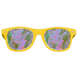 Lunettes de soleil rétro en marbre aigre