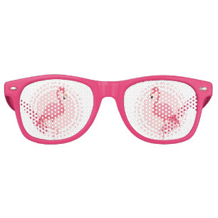 Lunettes de soleil Retro Flamant rose rose