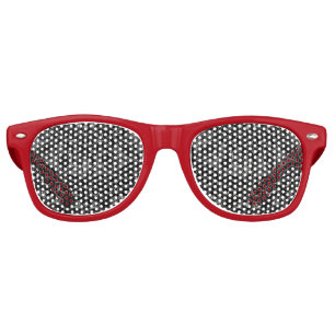 Lunettes de soleil rétro Mandala au charbon
