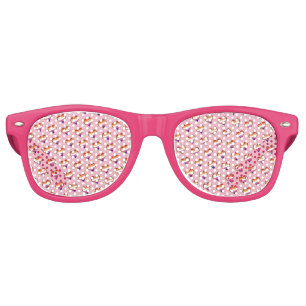 Lunettes de soleil rétro Motif de coeur lesbienne
