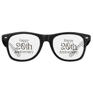 Lunettes de soleil rétro pour fête d'anniversaire