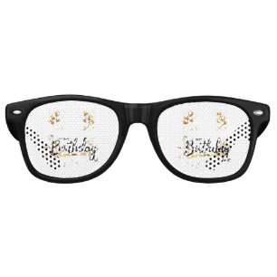 Lunettes de soleil rétro pour fête d'anniversaire