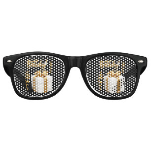 Lunettes de soleil rétro pour fête d'anniversaire 
