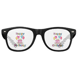 Lunettes de soleil rétro pour fête d'anniversaire