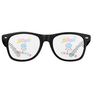 Lunettes de soleil rétro pour fête de Baby Shower