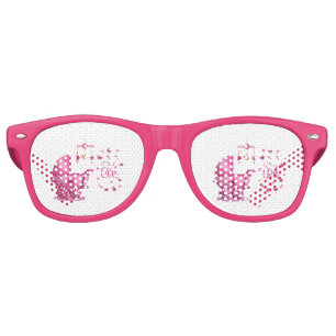 Lunettes de soleil rétro pour fête de fille