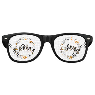 Lunettes de soleil rétro pour soirée Halloween fan