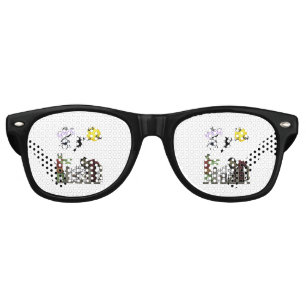 Lunettes de soleil rétro pour soirée Zombie Hallow
