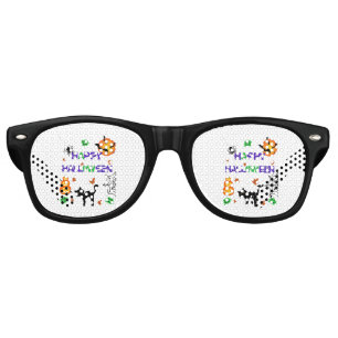 Lunettes de soleil rétro pour une fête d'Halloween