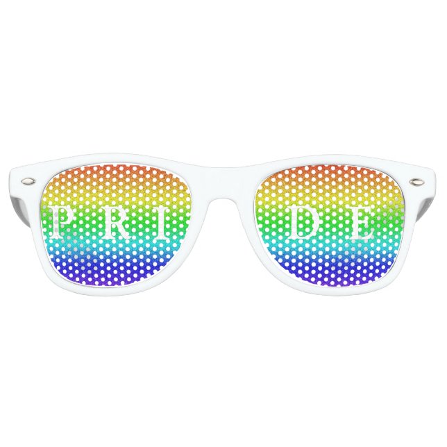 Lunettes de soleil rétro Pride (Devant)