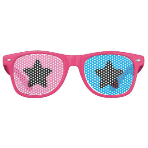 Lunettes de soleil Rose & Blue Star Party