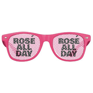 Lunettes de soleil roses amusantes pour amateur de