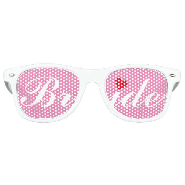 Lunettes de soleil roses cool pour enterrement de  (Devant)