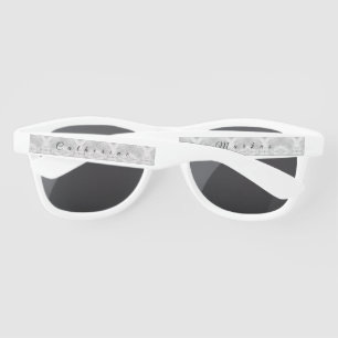 Lunettes De Soleil Satin Faux Blanc