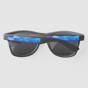 Lunettes De Soleil SlipperyJoe's abstrait nuage artwork coloré surr