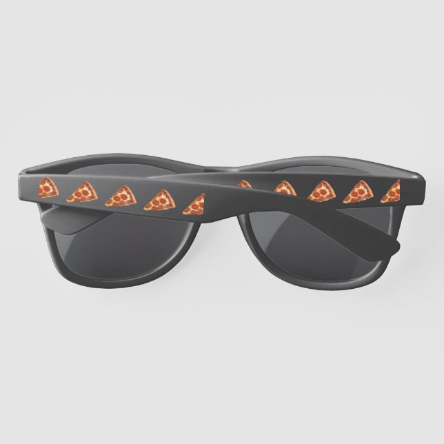 Lunettes De Soleil SlipperyJoe's classique pepperoni pizza tranche fo (Dos)
