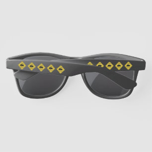 Lunettes De Soleil SlipperySignal de passage de l'ours de Joe silhoue