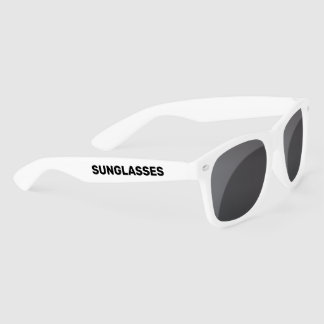 Lunettes De Soleil Sunglasses that say sunglasses