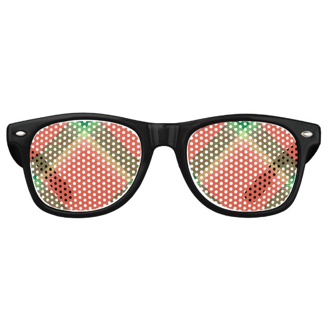 Lunettes de soleil Tartan Retro Watermelon (Devant)