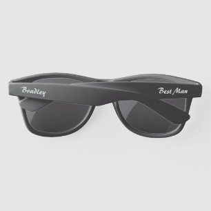 Lunettes De Soleil Témoignage de mariage personnalisé avec nom modern