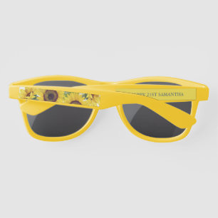 Lunettes De Soleil Tournesol 21e fête d'anniversaire