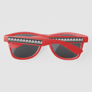 Lunettes De Soleil Watercolor Merry Christmas, Car of Toxits