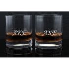Lunettes de whisky gravées