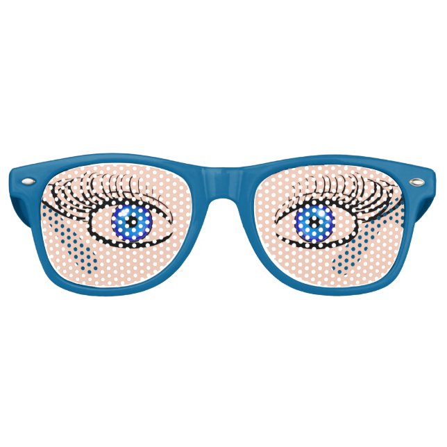 Lunettes Funny Blue Eyes (Devant)