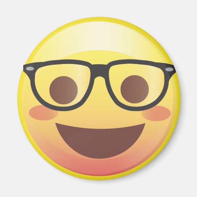 Lunettes Nerdy Joyeux Magnet Emoji (Devant)