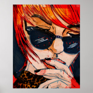 Lunettes noires poster