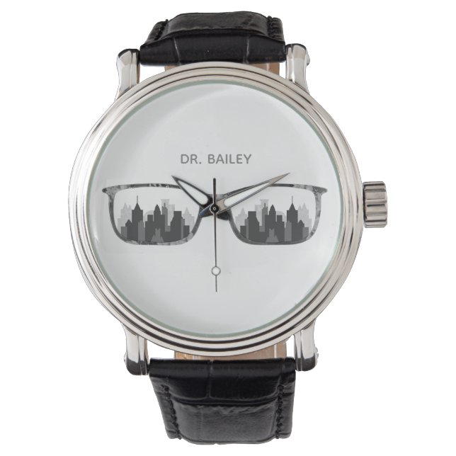 Lunettes personnalisables et montres Cityscape (devant)
