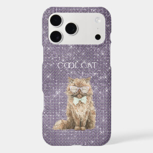 Lunettes Purple Sparkle Brown Cool Cat