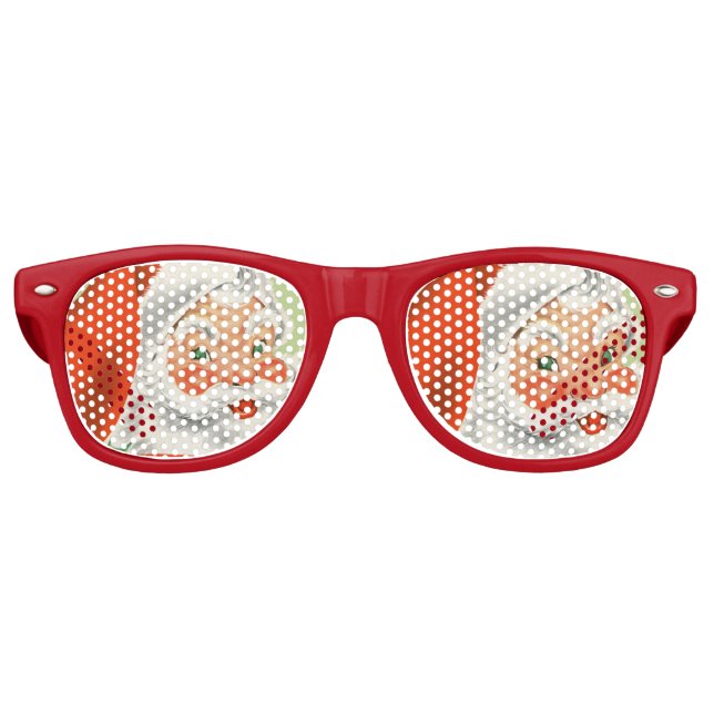 Lunettes Retro Père Noël (Devant)