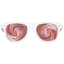 Lunettes teintées roses