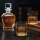 Lunettes Whiskey Set avec Décor Monogramme Marquee