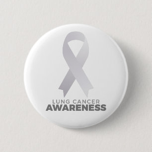 Lung Cancer Awareness 2 Inch Round Button