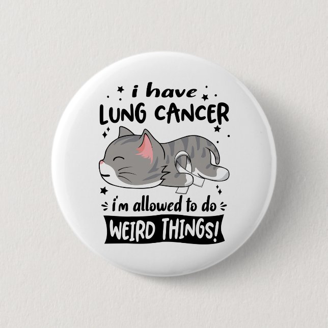 Lung Cancer Awareness Month Ribbon Gifts 2 Inch Round Button (Front)