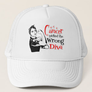 Lung Cancer Picked The Wrong Diva Trucker Hat