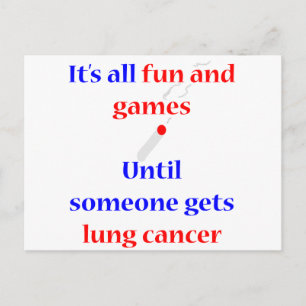 Lung Cancer Postcard