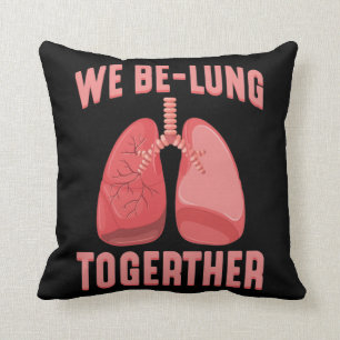 Lung Transplant Surgery Recovery Get Well Soon Throw Pillow