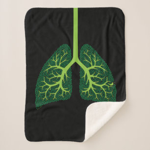 Lung Tree Sherpa Blanket