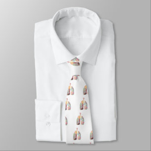 Lungs Art Tie
